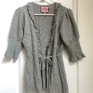 Juicy Couture Grey Cashmere Wool Sweater